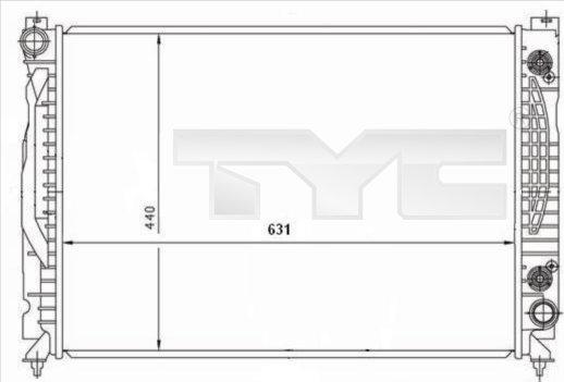 TYC 702-0001 - Hladnjak, hladjenje motora www.molydon.hr