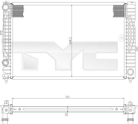 TYC 702-0010 - Hladnjak, hladjenje motora www.molydon.hr