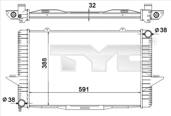 TYC 738-0001 - Hladnjak, hladjenje motora www.molydon.hr