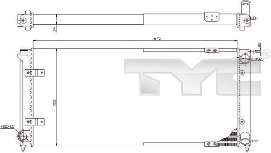 TYC 737-0059 - Hladnjak, hladjenje motora www.molydon.hr