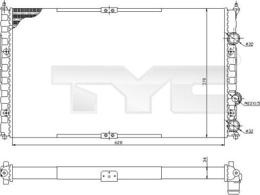 TYC 737-0057 - Hladnjak, hladjenje motora www.molydon.hr