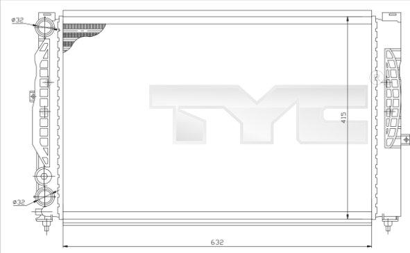 TYC 737-0007 - Hladnjak, hladjenje motora www.molydon.hr