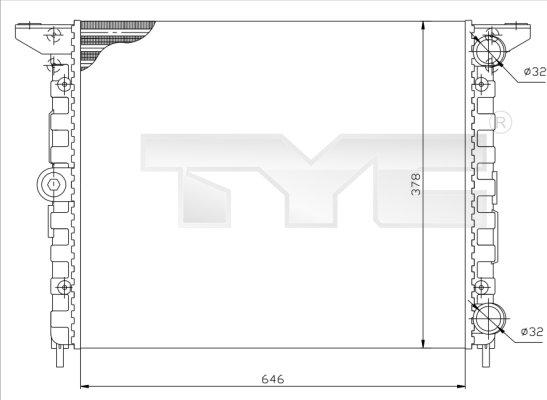 TYC 737-0015 - Hladnjak, hladjenje motora www.molydon.hr