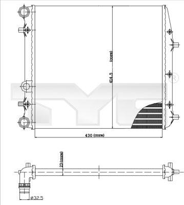 TYC 737-0013 - Hladnjak, hladjenje motora www.molydon.hr