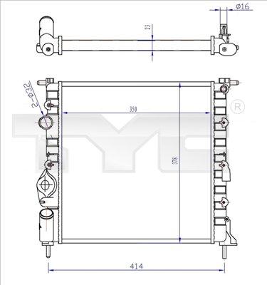 TYC 728-0013-R - Hladnjak, hladjenje motora www.molydon.hr