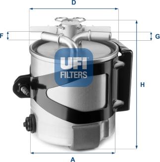 UFI 55.430.00 - Filter za gorivo www.molydon.hr