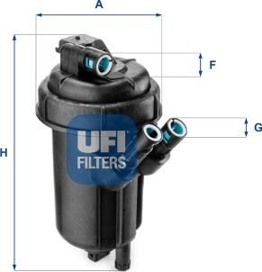 UFI 55.114.01 - Filter za gorivo www.molydon.hr