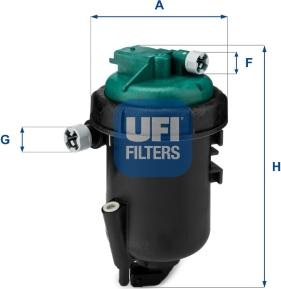 UFI 55.181.00 - Filter za gorivo www.molydon.hr
