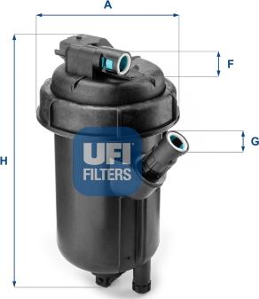 UFI 55.134.00 - Filter za gorivo www.molydon.hr