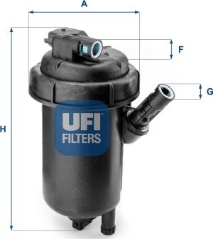UFI 55.120.00 - Filter za gorivo www.molydon.hr