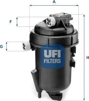 UFI 55.179.00 - Filter za gorivo www.molydon.hr