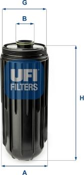 UFI 65.087.00 - Filter za ulje www.molydon.hr