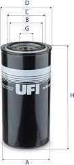 UFI 86.010.00 - Filter, radna hidraulika www.molydon.hr