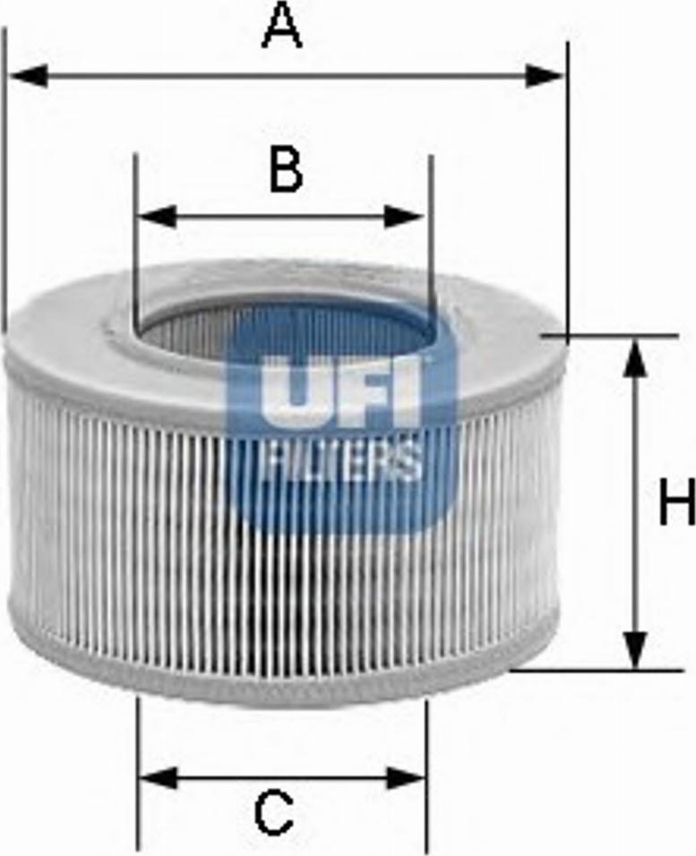 UFI 30.879.01 - Filter za zrak www.molydon.hr