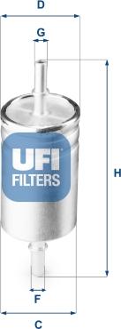 UFI 31.941.00 - Filter za gorivo www.molydon.hr
