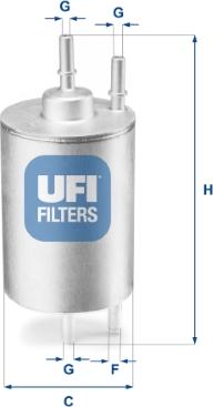 UFI 31.958.00 - Filter za gorivo www.molydon.hr