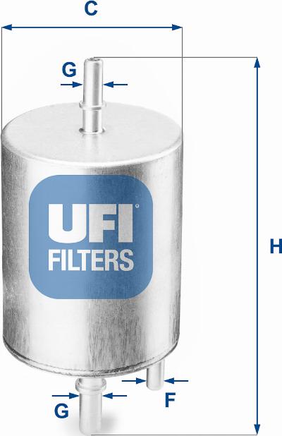 UFI 31.919.00 - Filter za gorivo www.molydon.hr