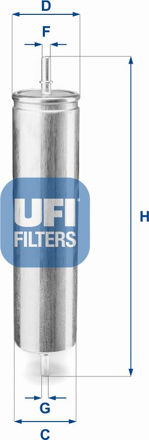 UFI 31.925.00 - Filter za gorivo www.molydon.hr