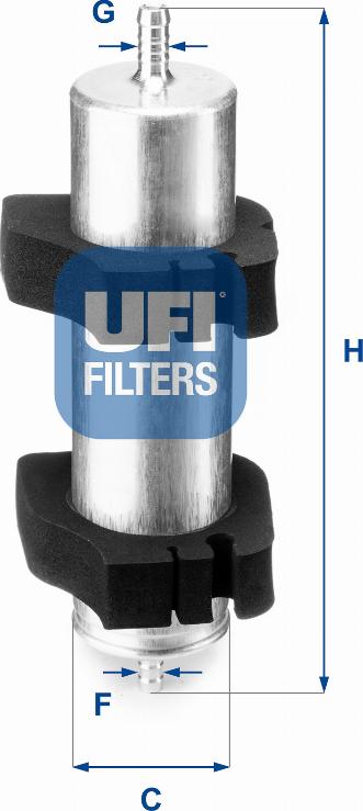 UFI 31.922.00 - Filter za gorivo www.molydon.hr