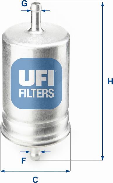 UFI 31.510.00 - Filter za gorivo www.molydon.hr