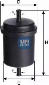 UFI 31.691.00 - Filter za gorivo www.molydon.hr