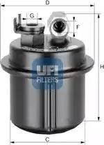 UFI 31.537.00 - Filter za gorivo www.molydon.hr