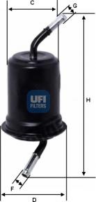 UFI 31.520.00 - Filter za gorivo www.molydon.hr