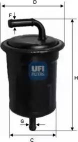 UFI 31.521.00 - Filter za gorivo www.molydon.hr