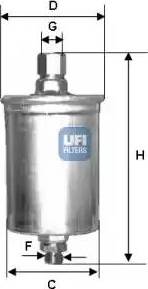 UFI 31.577.00 - Filter za gorivo www.molydon.hr