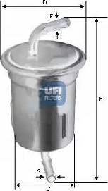 UFI 31.692.00 - Filter za gorivo www.molydon.hr