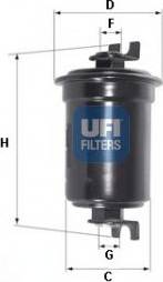 UFI 31.646.00 - Filter za gorivo www.molydon.hr