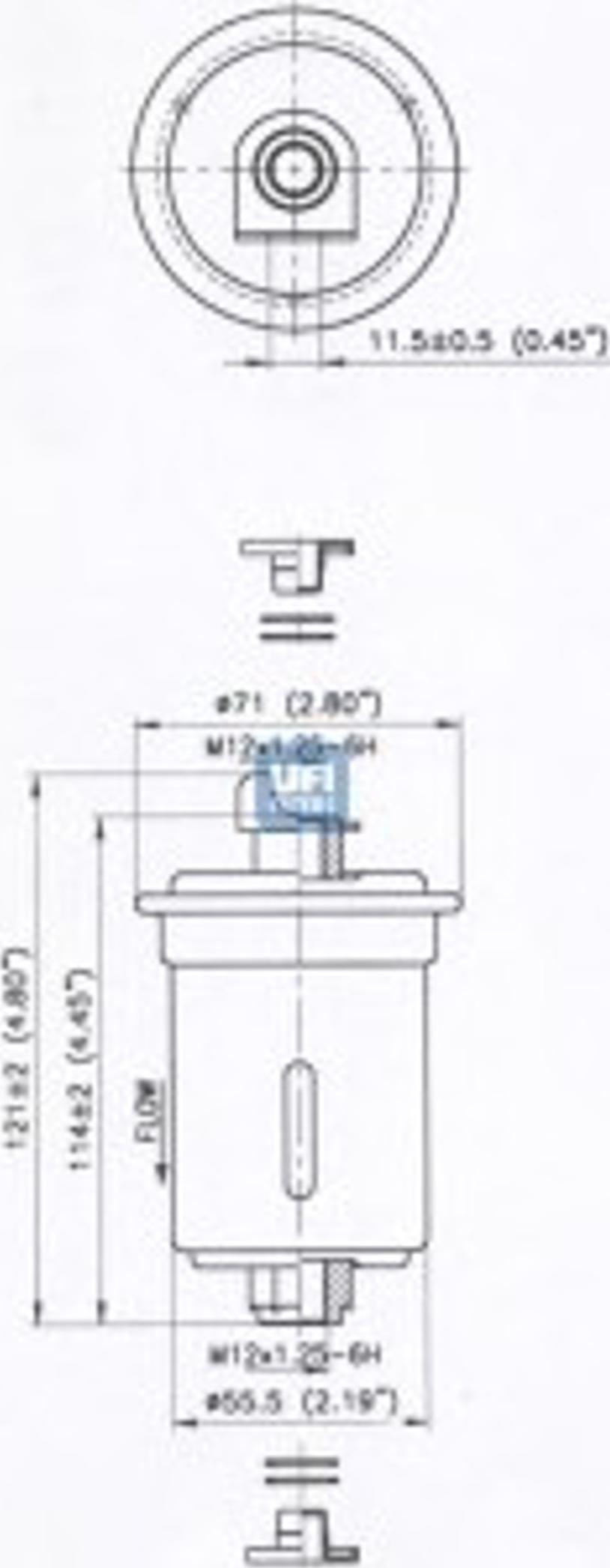 UFI 31.640.00 - Filter za gorivo www.molydon.hr