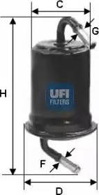 UFI 31.639.00 - Filter za gorivo www.molydon.hr