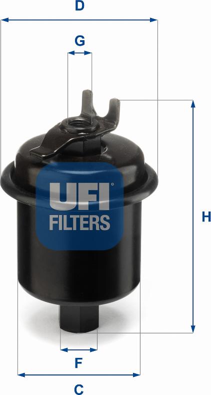 UFI 31.621.00 - Filter za gorivo www.molydon.hr