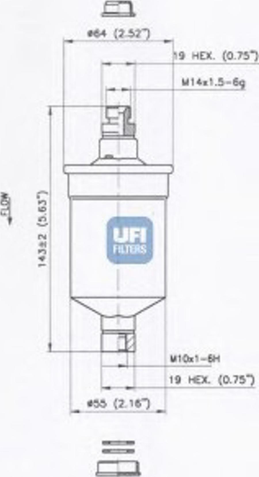 UFI 31.676.00 - Filter za gorivo www.molydon.hr