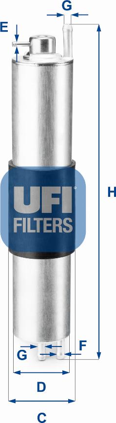 UFI 31.847.00 - Filter za gorivo www.molydon.hr