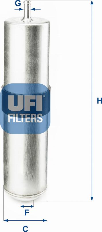 UFI 31.857.04 - Filter za gorivo www.molydon.hr