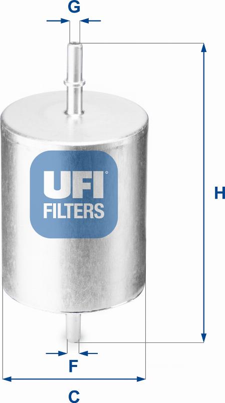 UFI 31.817.00 - Filter za gorivo www.molydon.hr