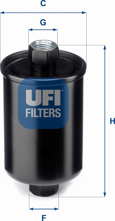 UFI 31.741.00 - Filter za gorivo www.molydon.hr