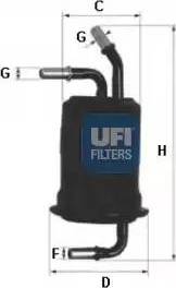 UFI 31.762.00 - Filter za gorivo www.molydon.hr