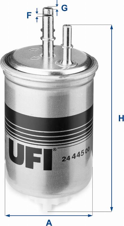 UFI 24.445.00 - Filter za gorivo www.molydon.hr