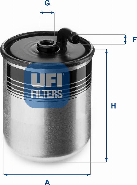 UFI 24.429.00 - Filter za gorivo www.molydon.hr