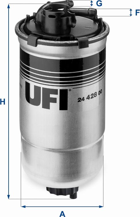UFI 24.428.00 - Filter za gorivo www.molydon.hr