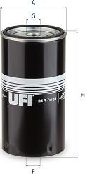 UFI 24.474.00 - Filter za gorivo www.molydon.hr