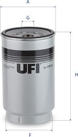 UFI 24.476.00 - Filter za gorivo www.molydon.hr