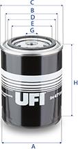 UFI 24.471.00 - Filter za gorivo www.molydon.hr