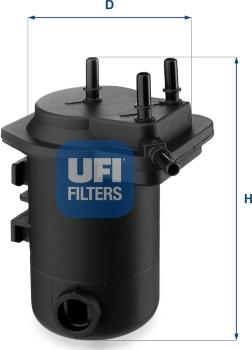 UFI 24.050.00 - Filter za gorivo www.molydon.hr