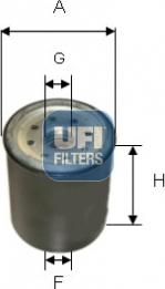 UFI 24.158.00 - Filter za gorivo www.molydon.hr