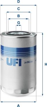 UFI 24.063.00 - Filter za gorivo www.molydon.hr