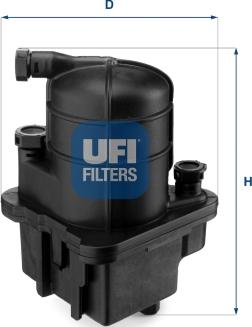 UFI 24.088.00 - Filter za gorivo www.molydon.hr